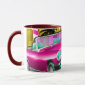 Klassischer Sportwagen Tasse (Links)