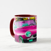 Klassischer Sportwagen Tasse (Vorderseite Links)