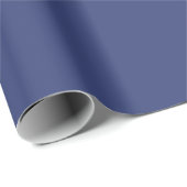Klassischer Stapel: Rich Blue Wrapping Paper Roll Geschenkpapier (Rolleneckpunkt)