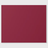 Klassischer Stapel: Rich Burgundy Wrapping Paper R Geschenkpapier (Flach)