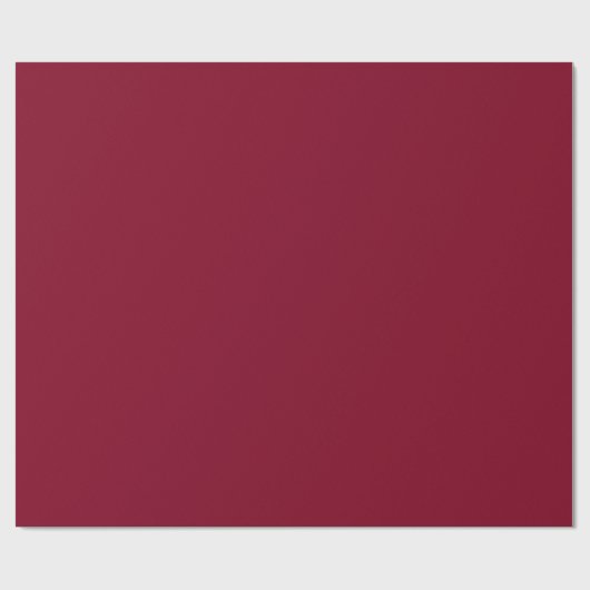 Klassischer Stapel: Rich Burgundy Wrapping Paper R Geschenkpapier (Flach)