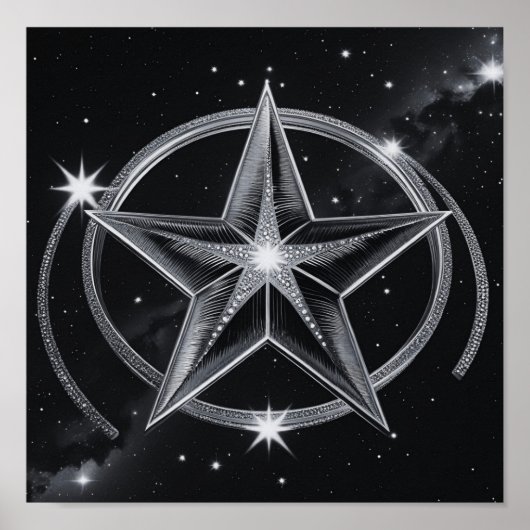 Klassischer Star Poster (Vorne)