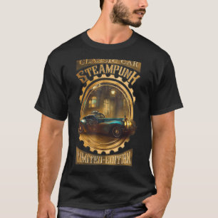 Klassischer Steampunk Vintage Wagen, gotisch und e T-Shirt
