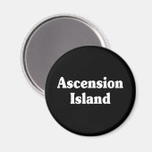 Klassischer Stil auf der Insel Ascension Magnet (Vorderseite/Rückseite)
