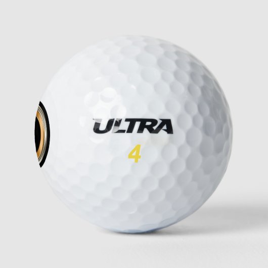 Klassischer Stil des Anwaltsthemas Monogram Golfball (Logo)