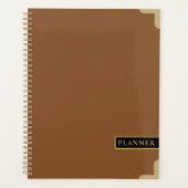 Klassischer stilvoller Planer für die Organisation (Vorderseite)