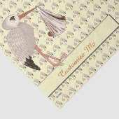 Klassischer Storch (neutral) 2 Seidenpapier (Ausschnitt)