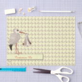 Klassischer Storch (neutral) 2 Seidenpapier (Handwerk)