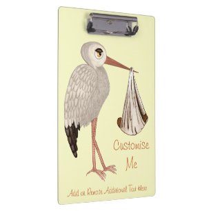 Klassischer Storch (neutrale) 2 Klemmbrett