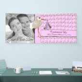 Klassischer Storch (unterwegs Baby) Rosa 2 Banner (Messe)