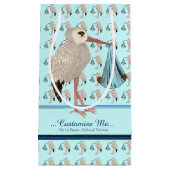 Klassischer Stork (blau) 2 Kleine Geschenktüte (Vorderseite)
