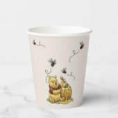 Klassischer Storybook Bear Baby Shower Cup Pappbecher (Rückseite)