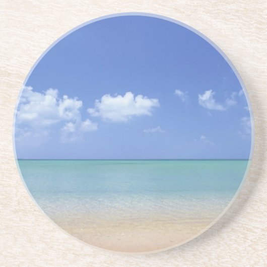 klassischer Strandtag Getränkeuntersetzer (Vorne)