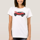 KLASSISCHER SUV T - SHIRT TOYOTA FJ KREUZER- (Vorderseite)