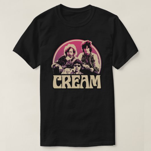 Klassischer T - Shirt der Cream Band (Design vorne)