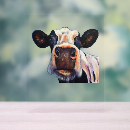 Klassischer T - Shirt der Heiligen Kuh Acrylschild (Neutral)