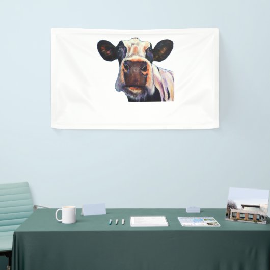 Klassischer T - Shirt der Heiligen Kuh Banner (Messeveranstaltung)