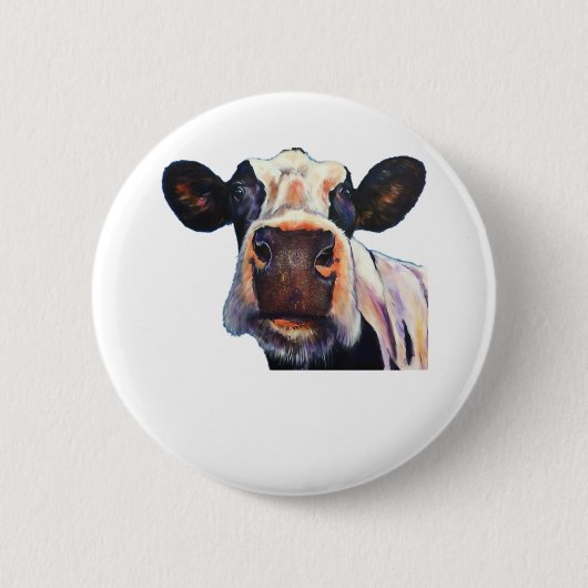 Klassischer T - Shirt der Heiligen Kuh Button (Vorderseite)