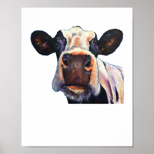 Klassischer T - Shirt der Heiligen Kuh Poster (Vorne)