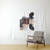 Klassischer T - Shirt der Heiligen Kuh Wandteppich (Beispiel (Horizontal))