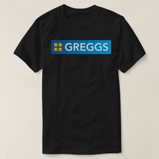 Klassischer T - Shirt des Greggs-Logos (Design vorne)