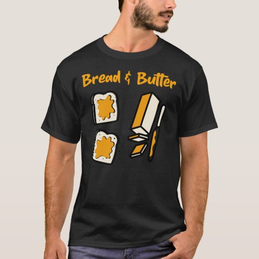 Klassischer T - Shirt für Brot und Butter (Vorderseite)