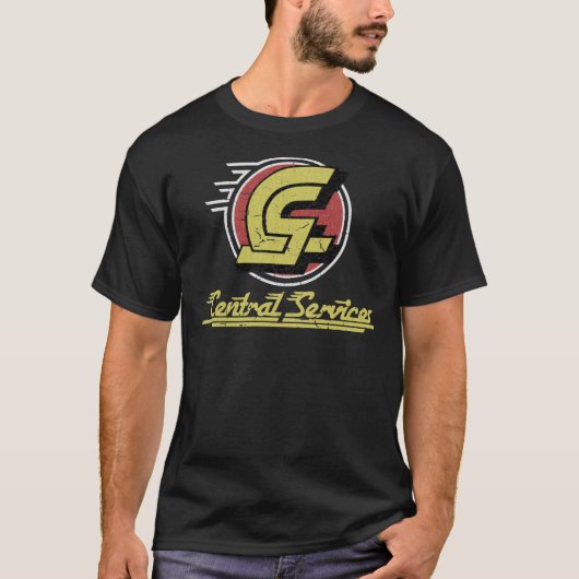 Klassischer T - Shirt für Central Services (Vorderseite)