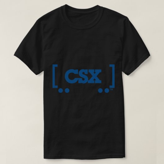Klassischer T - Shirt für CSX-Zuglogos (Design vorne)