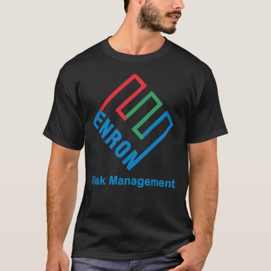 Klassischer T - Shirt für Enron Risk Management (Vorderseite)