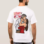 Klassischer T - Shirt für Männer - trendig, komfor (Rückseite)