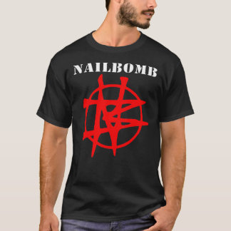 Klassischer T - Shirt für Nailbomb-Band-Logos