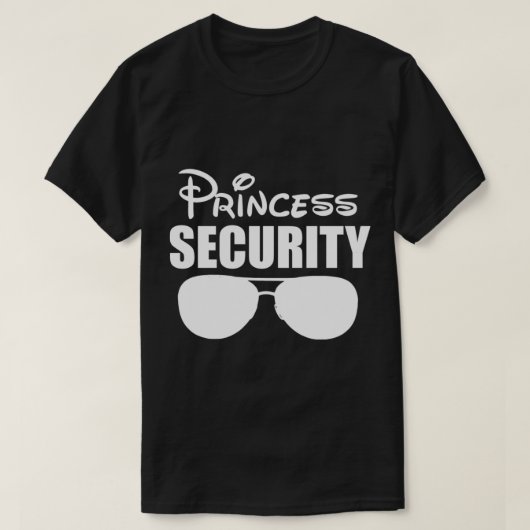 Klassischer T - Shirt für Princess Security (Design vorne)