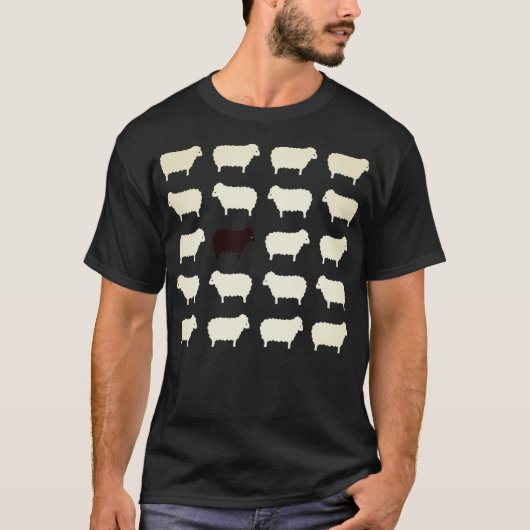 Klassischer T - Shirt für Schwarzes Schafskraut (Vorderseite)