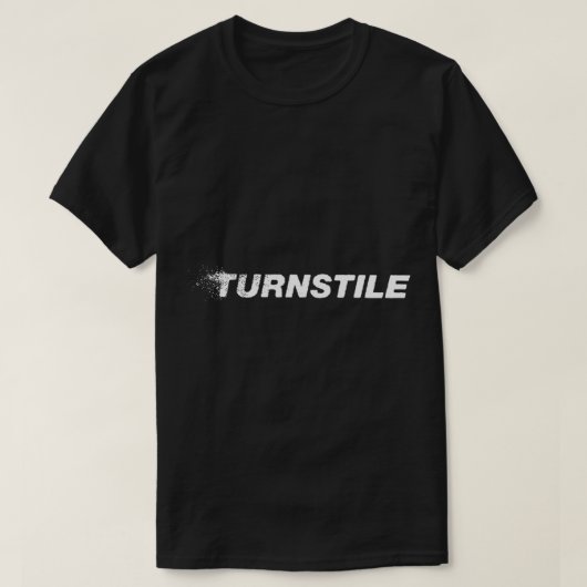 Klassischer T - Shirt für Turnstile Logos (Design vorne)