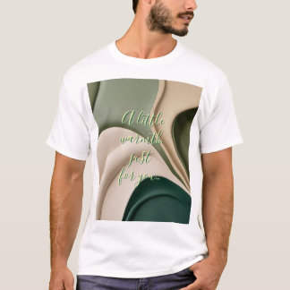 Klassischer T - Shirt in abstrakter Grafik