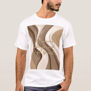 Klassischer T - Shirt in abstrakter Grafik