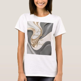 Klassischer T - Shirt in abstrakter Grafik