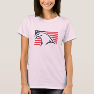 Klassischer T - Shirt mit Adlermarke der USA
