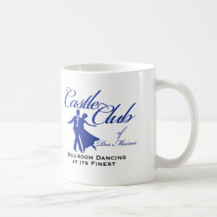 Klassischer Tassen-/Schloss-Verein-Tanz-Verein von Kaffeetasse
