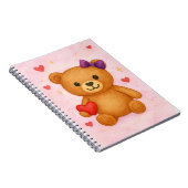 Klassischer Teddybär Notizblock (Rechte Seite)