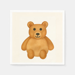 Klassischer Teddybär Serviette