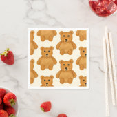 Klassischer Teddybär Serviette (Beispiel)