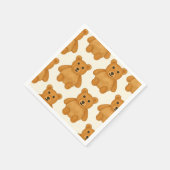 Klassischer Teddybär Serviette (Ecke)