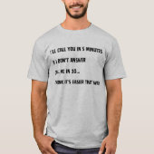 Klassischer Text Funny Message T - Shirt (Vorderseite)