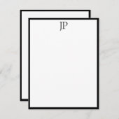 Klassischer Text für handgeschriebene Skripte in M Mitteilungskarte (Vorne/Hinten)