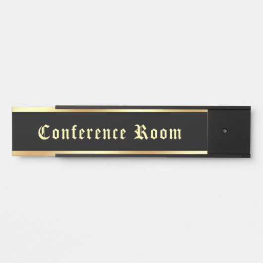 Klassischer Textkonferenzraum Vintag Türschild (Vorderseite )