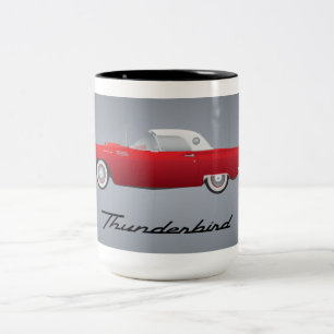 Klassischer Thunderbird Wagen Zweifarbige Tasse