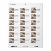 Klassischer Tisch mit Extravaganter Platzierung Adressaufkleber (Vorne)