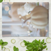 Klassischer Tisch mit Extravaganter Platzierung Geschirrtuch (Gefaltet)