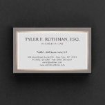 Klassischer traditioneller Rechtsanwalt Visitenkarte<br><div class="desc">Sauberes und berufliches Design. Für zusätzliche Match-Marketing-Materialien,  individuelle Gestaltung oder Logo-Anfrage,  kontaktieren Sie mich bitte unter maurareed.designs@gmail.com und ich werde innerhalb von 24 Stunden antworten. Für den Versand,  Kartenbestellungen und Preise wenden Sie sich direkt an Zazzle.</div>